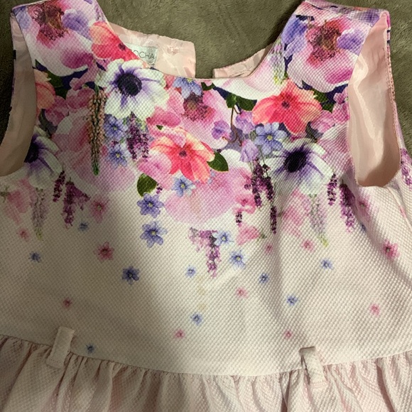 Pink cardigan and dress 18-24 months with belt - Picture 5 of 8